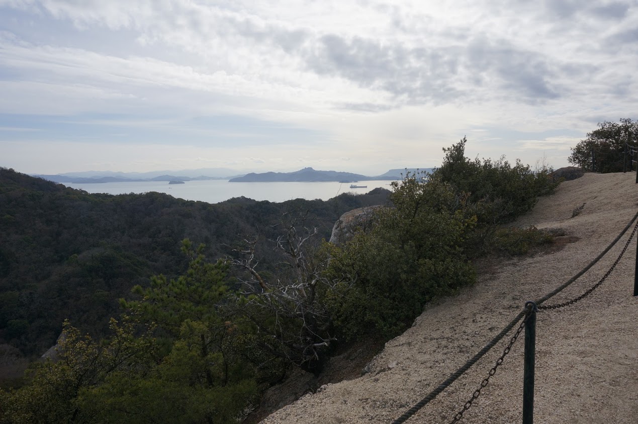 小豆島　重岩から見る八栗、屋島