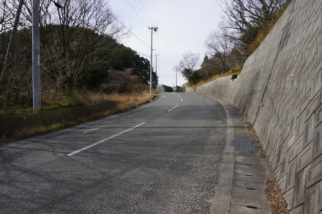土庄港から重岩へ続く香川県道254号