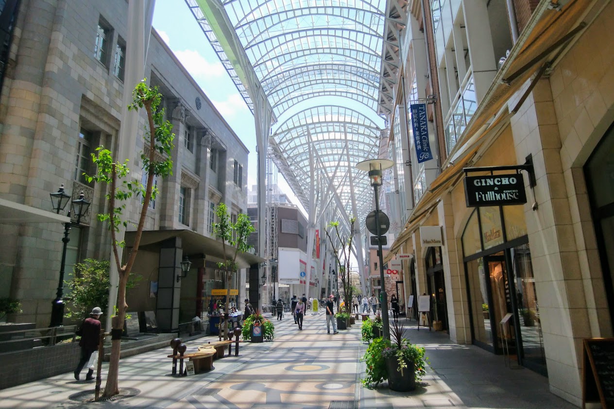 丸亀町商店街三番街付近2020年5月中旬