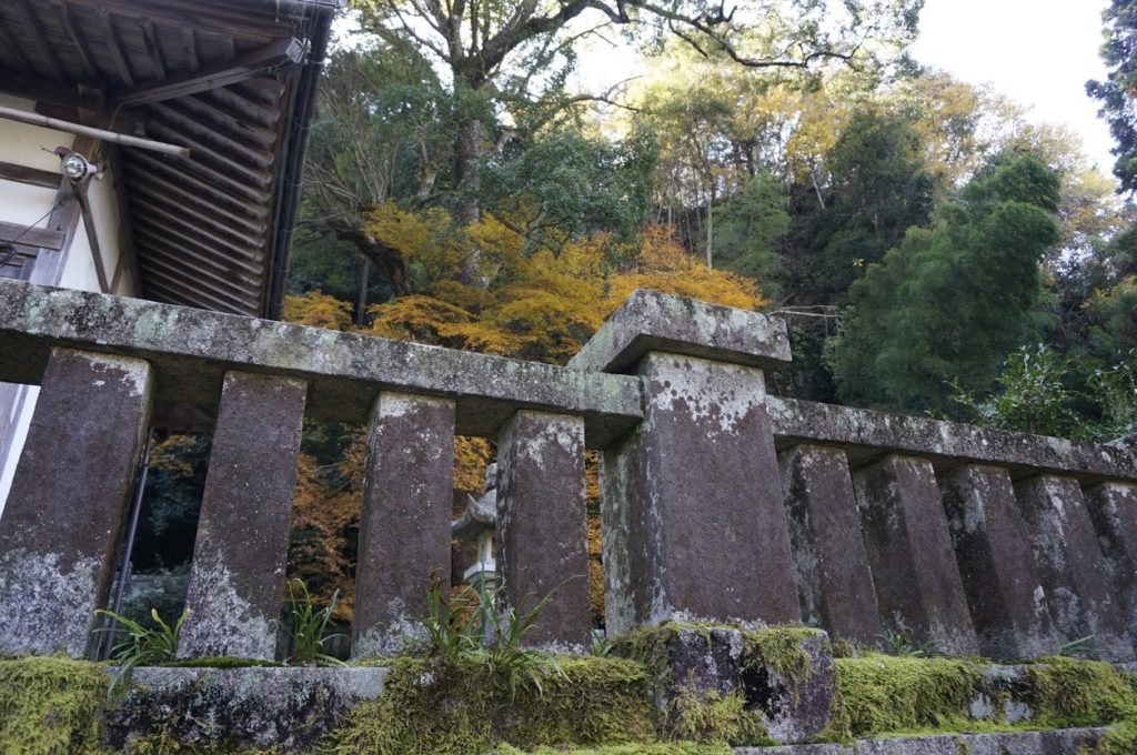 天川神社の玉垣