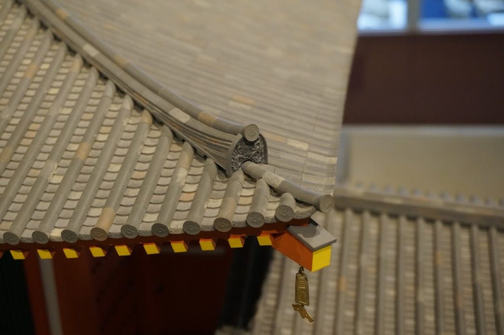 讃岐国分寺跡資料館瓦の展示