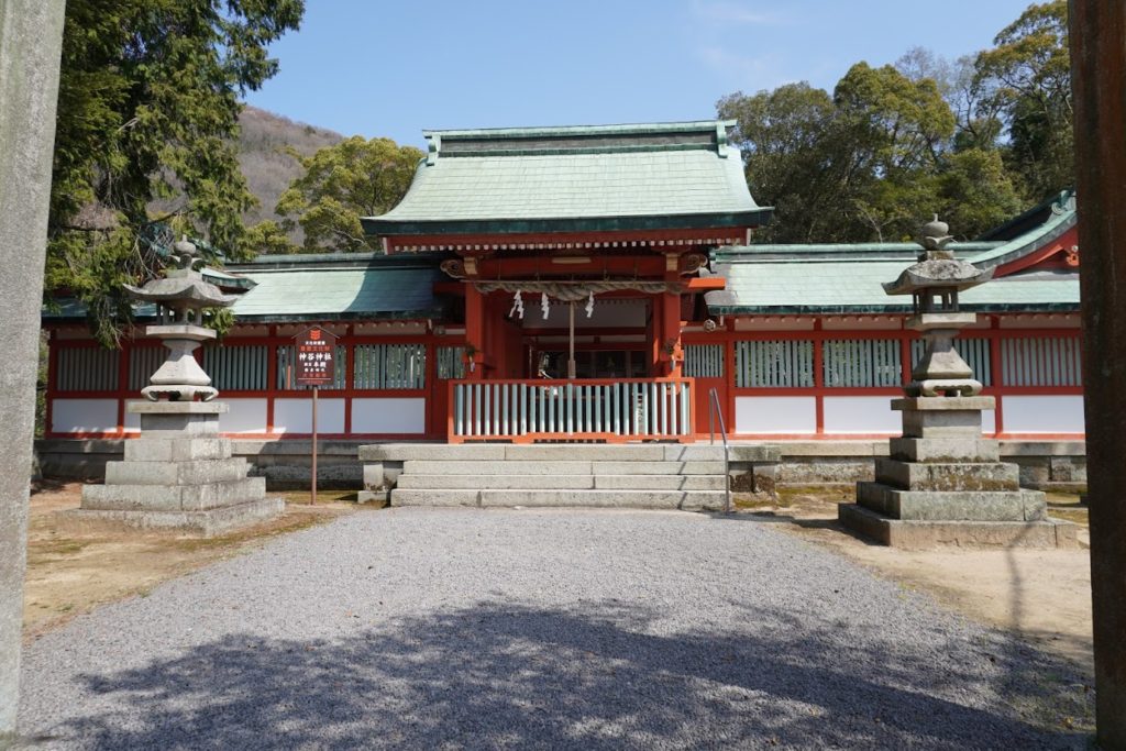 国宝神谷神社の神門