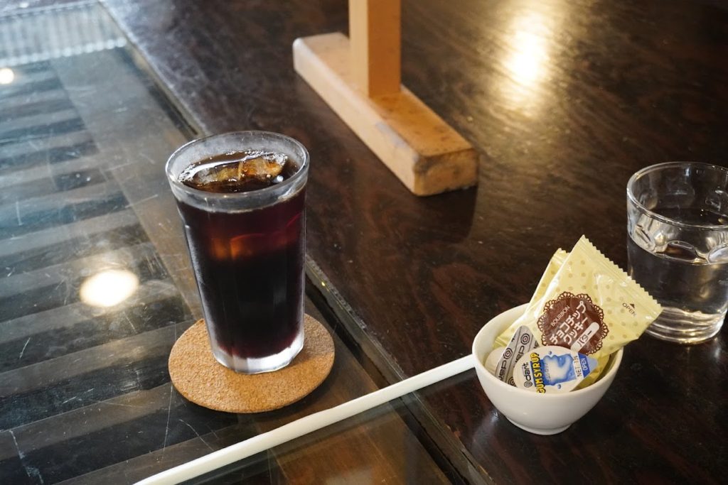 讃州井筒屋敷カフェ醤アイスコーヒー