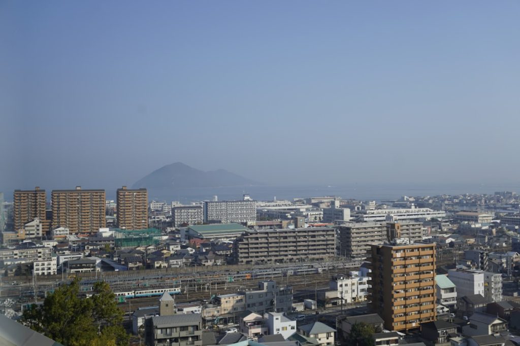 花樹海コンベンションホールからの眺め 女木島