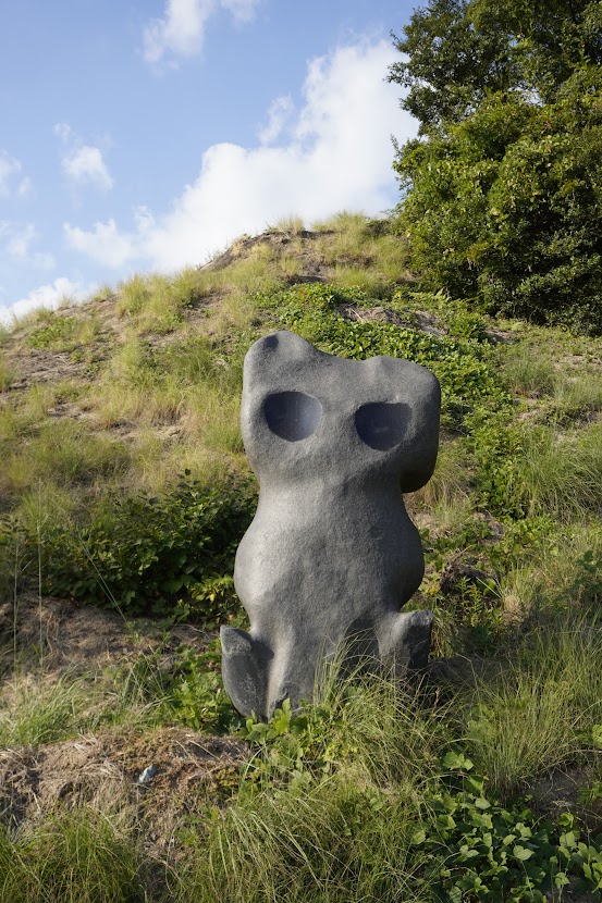 石匠の里公園の彫刻 TOURO JAVALI ペドロ・ラモス