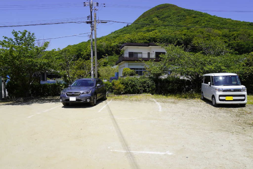 小豆島三都半島の瀬戸芸インフォメーション駐車場