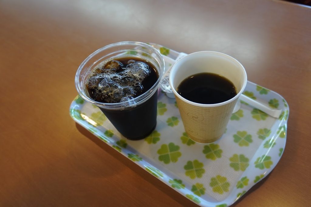 第一こくさい丸（パンダ）のコーヒー、アイスコーヒー