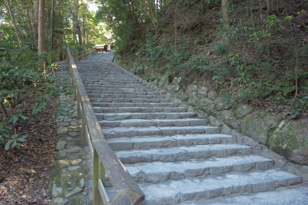 外宮　別宮多賀宮への階段