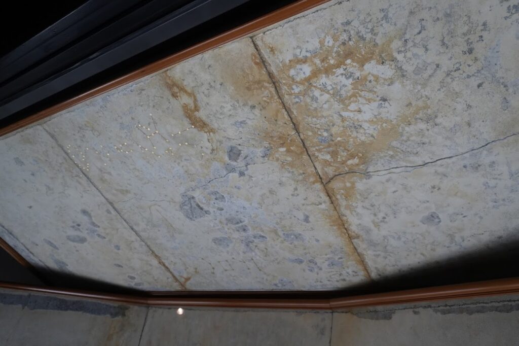 高松塚壁画館　天井の星宿図（復元模写）