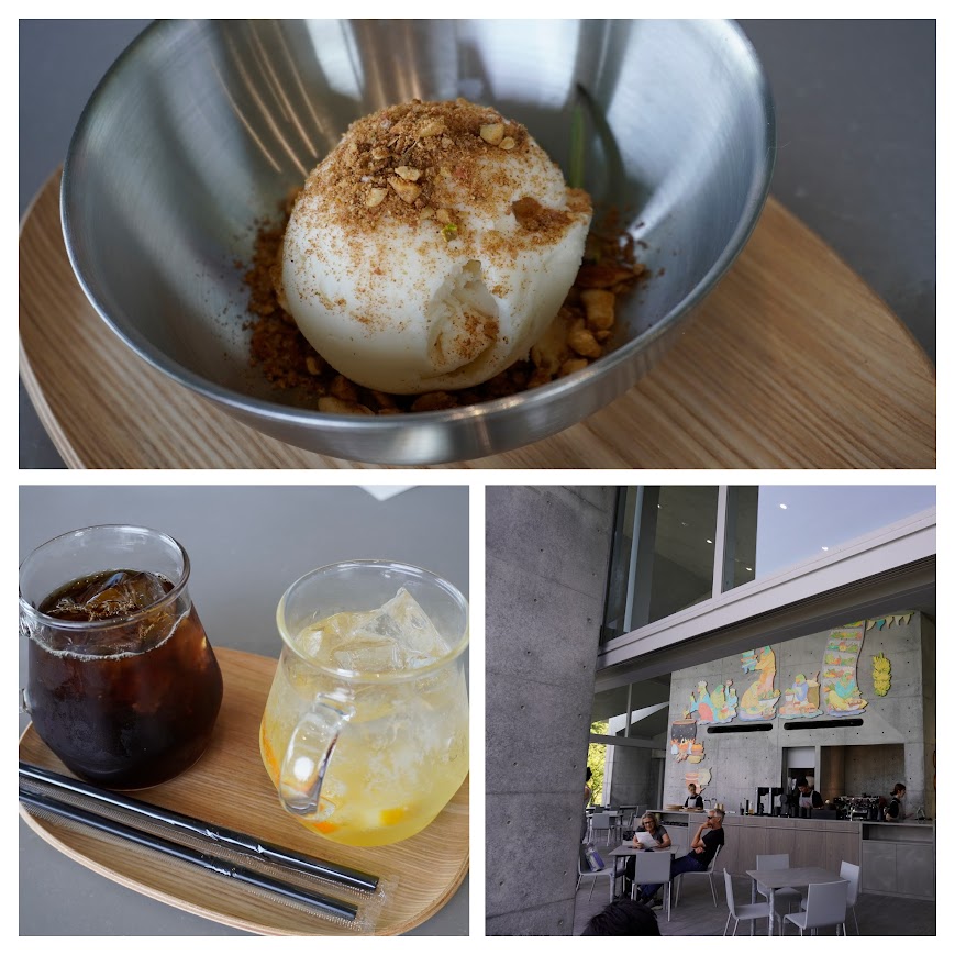 直島新美術館のカフェ「＆CAFE」　スパイスアイス