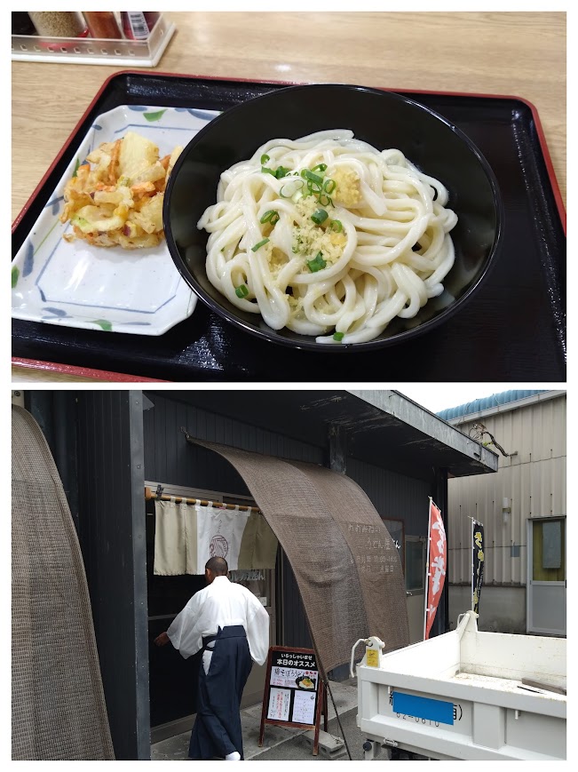瀬戸芸小豆島　おおみねのうどん屋さん　冷ぶっかけ
