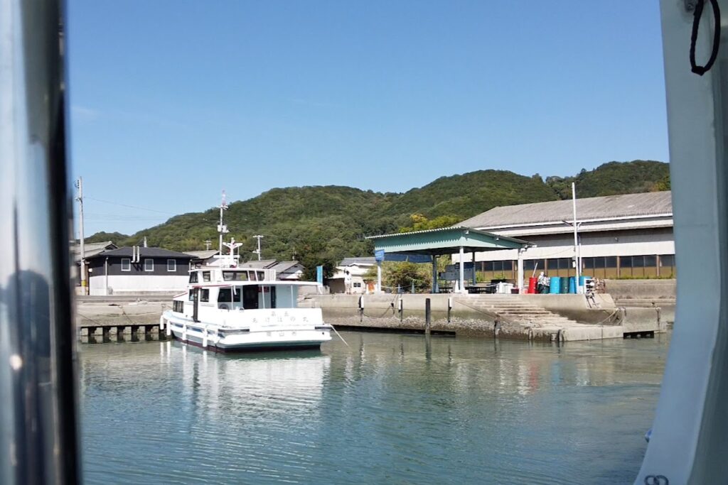 宝伝港の出航とお見送り
