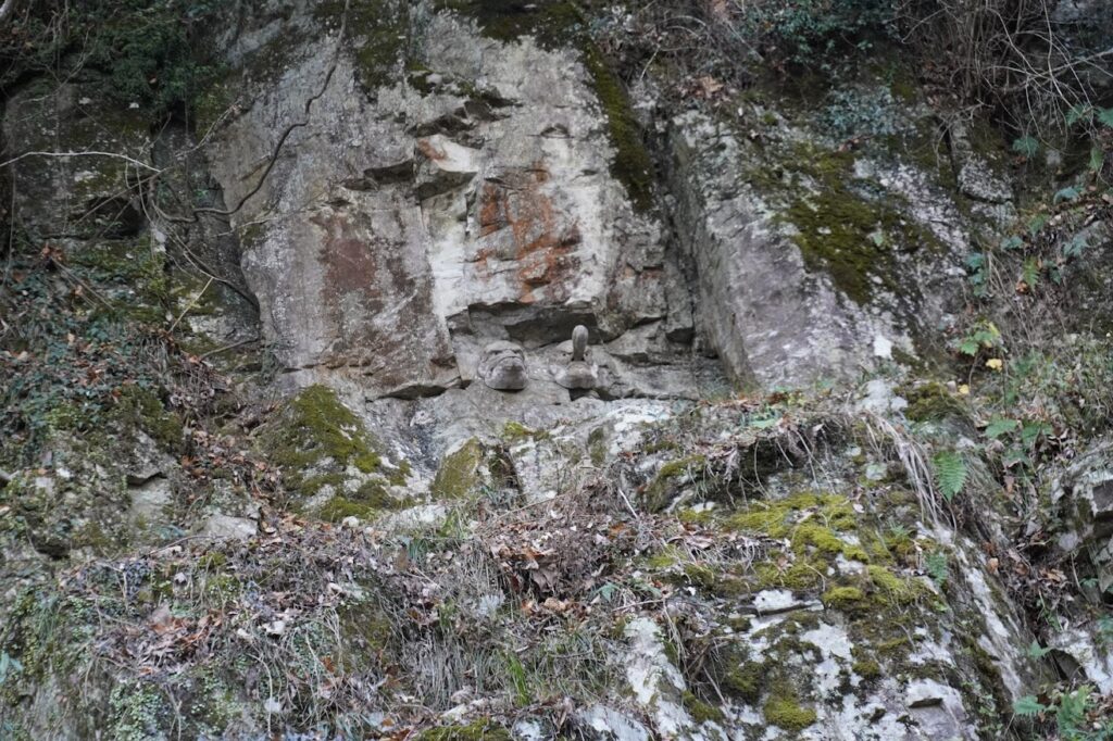 金刀比羅宮　奥社の天狗面