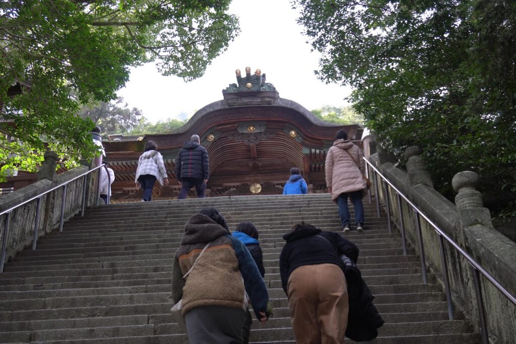 金刀比羅宮本宮まで最後の階段