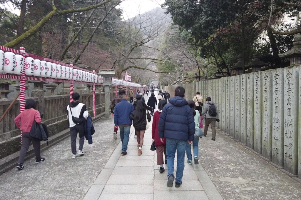 金刀比羅宮 桜馬場