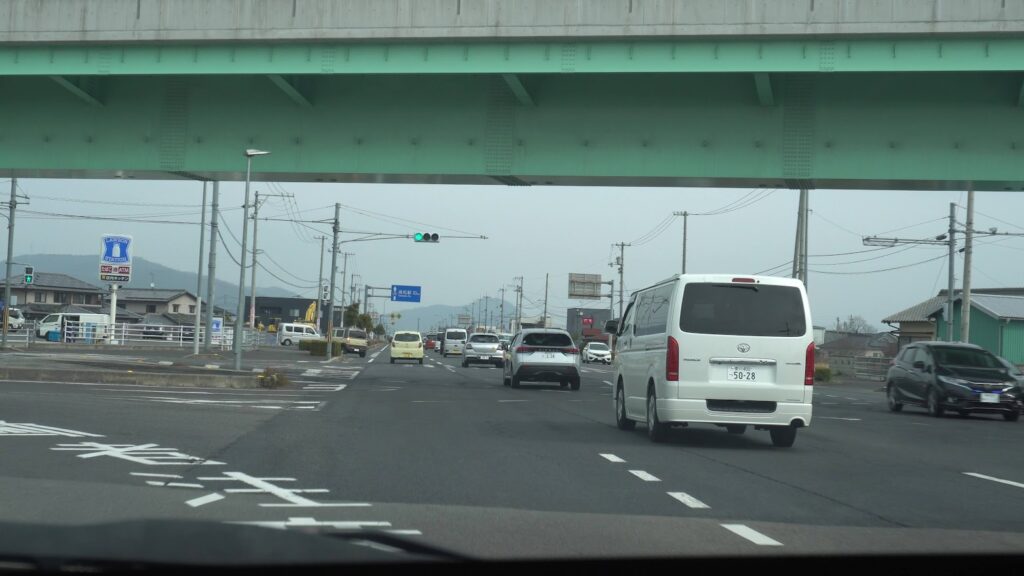 かがわマラソンコース　国道32号　24㎞　ローソン高松西山崎店