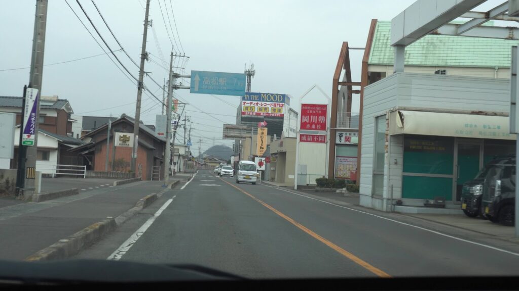 かがわマラソンコース　中野うどん学校高松校