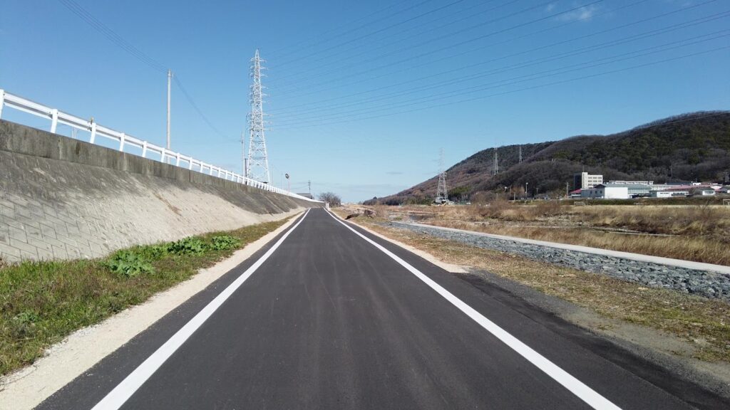 かがわマラソンコース　香東川サイクリングロード