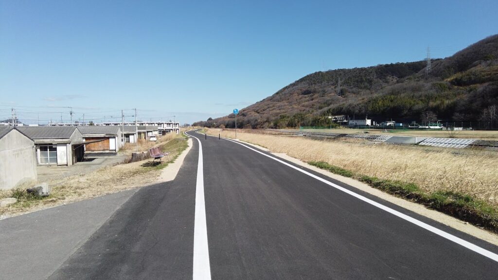 かがわマラソンコース　香東川サイクリングロード