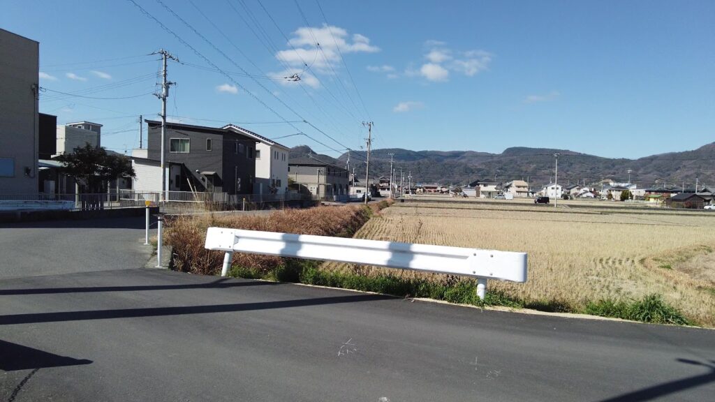 かがわマラソンコース　香東川サイクリングロードから市道へ
