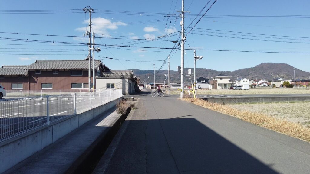 かがわマラソンコース　香東川サイクリングロードから市道へ