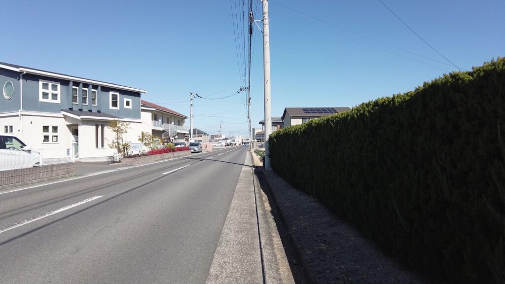 かがわマラソンコース　高松市道檀紙弦打線