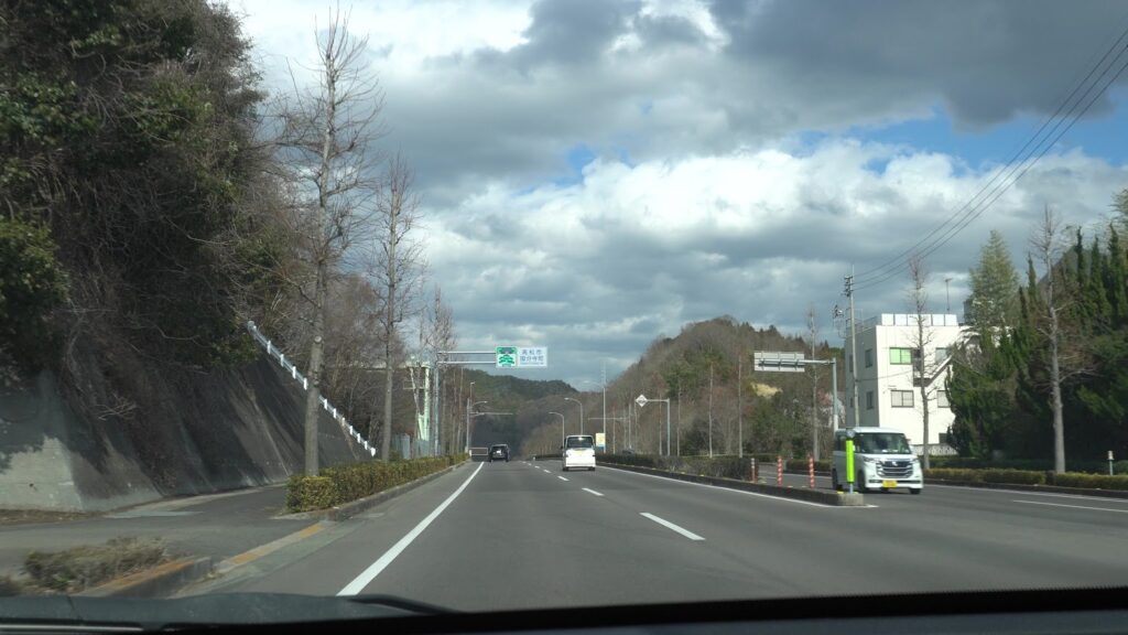 かがわマラソンコース　国道32号　綾南バイパス　再び高松市へ
