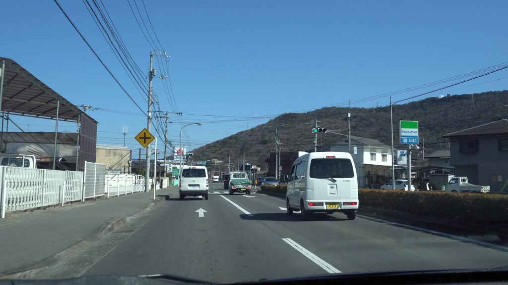 かがわマラソンコース ファミリーマート高松鶴市店