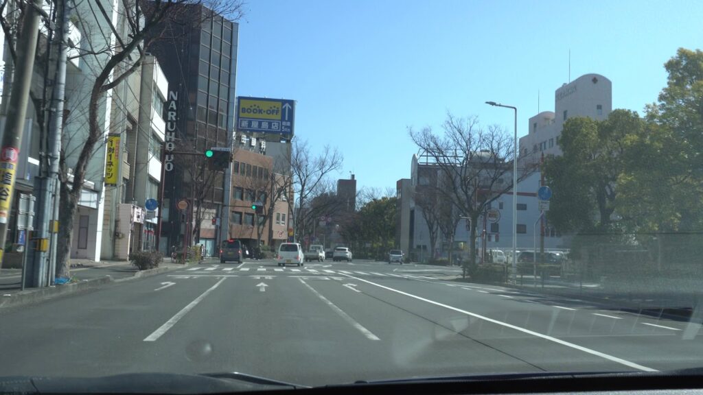 かがわマラソンコース 高松市道五番町西宝線